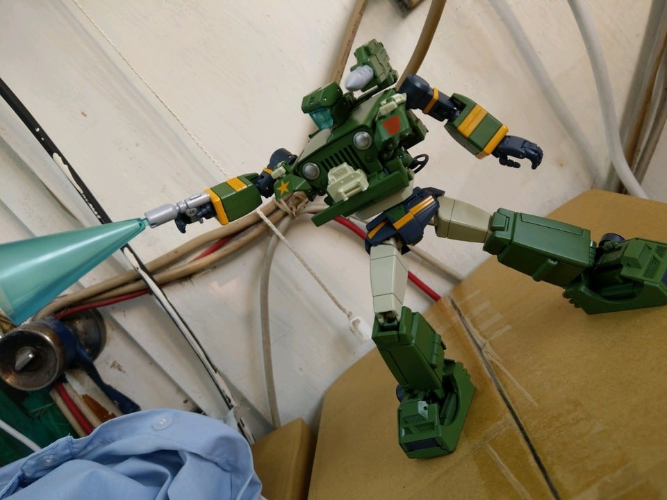 Transformers News: In Hand Images of Masterpiece MP-47 Hound Transformers News: In Hand Images of Masterpiece MP-47 Hound