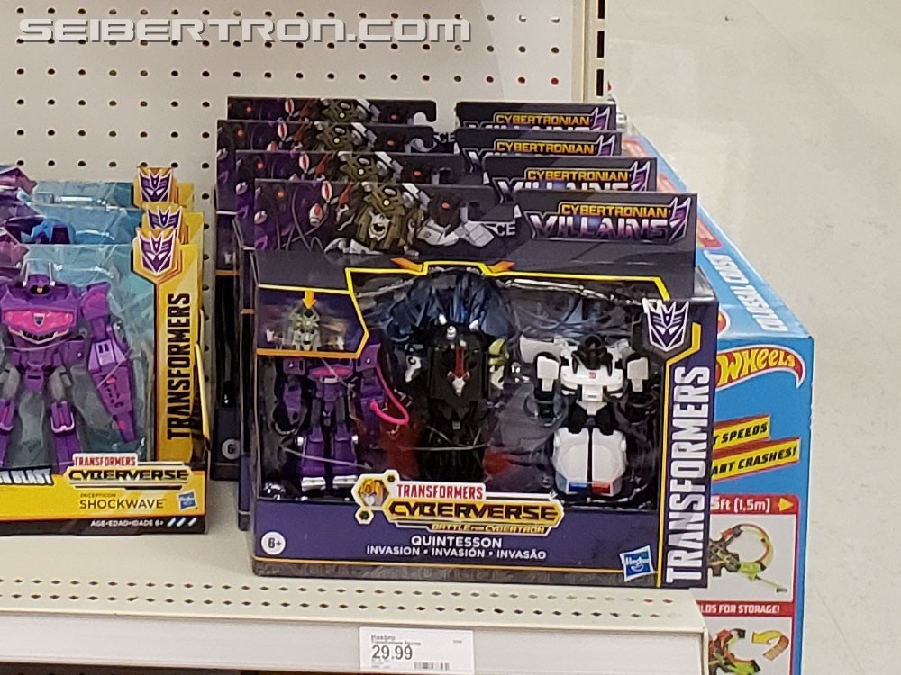 Transformers News: Target Transformers endcap featuring Cyberverse Multi-Packs and more Transformers News: Target Transformers endcap featuring Cyberverse Multi-Packs and more