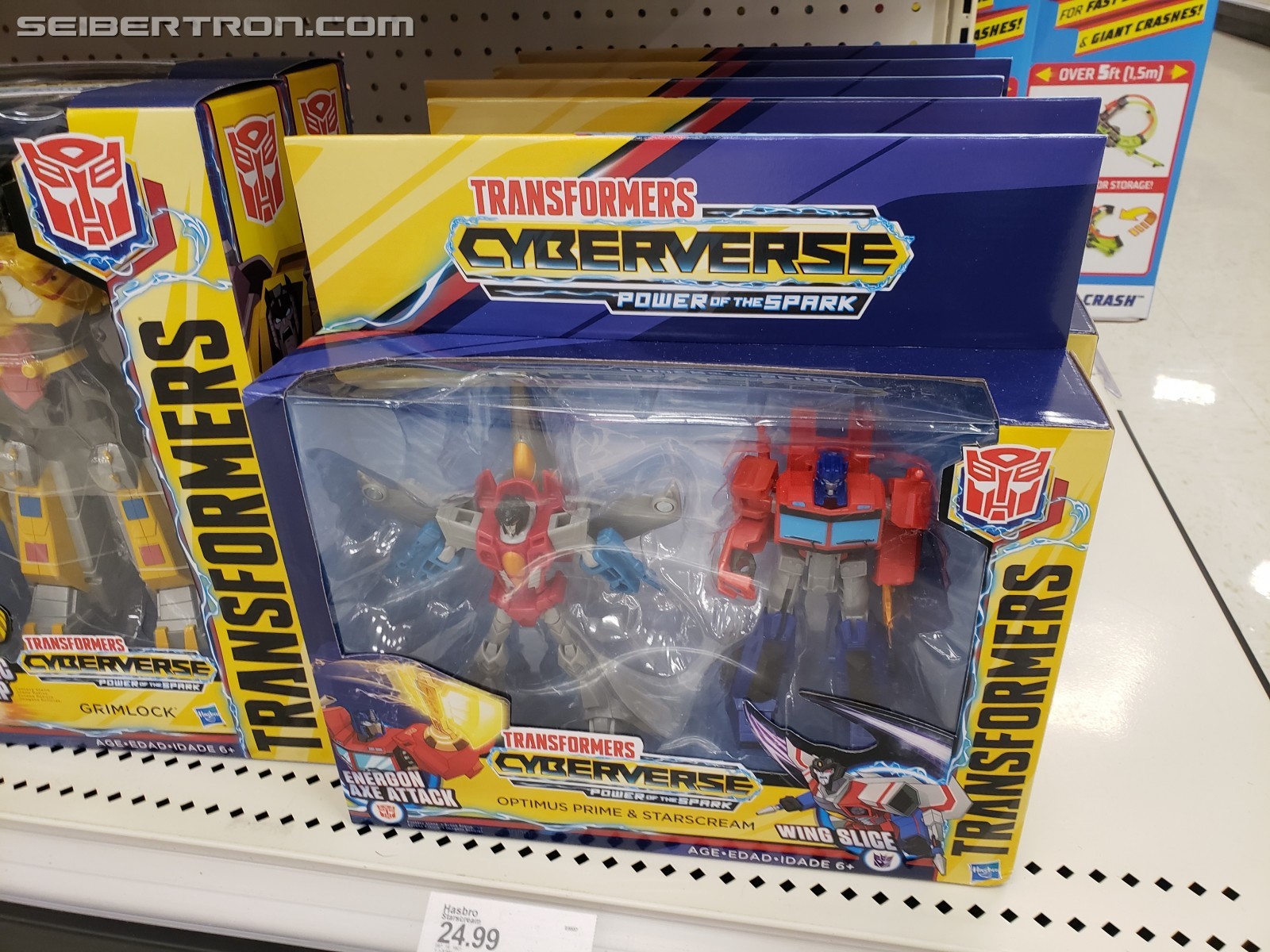 Transformers News: Target Transformers endcap featuring Cyberverse Multi-Packs and more Transformers News: Target Transformers endcap featuring Cyberverse Multi-Packs and more