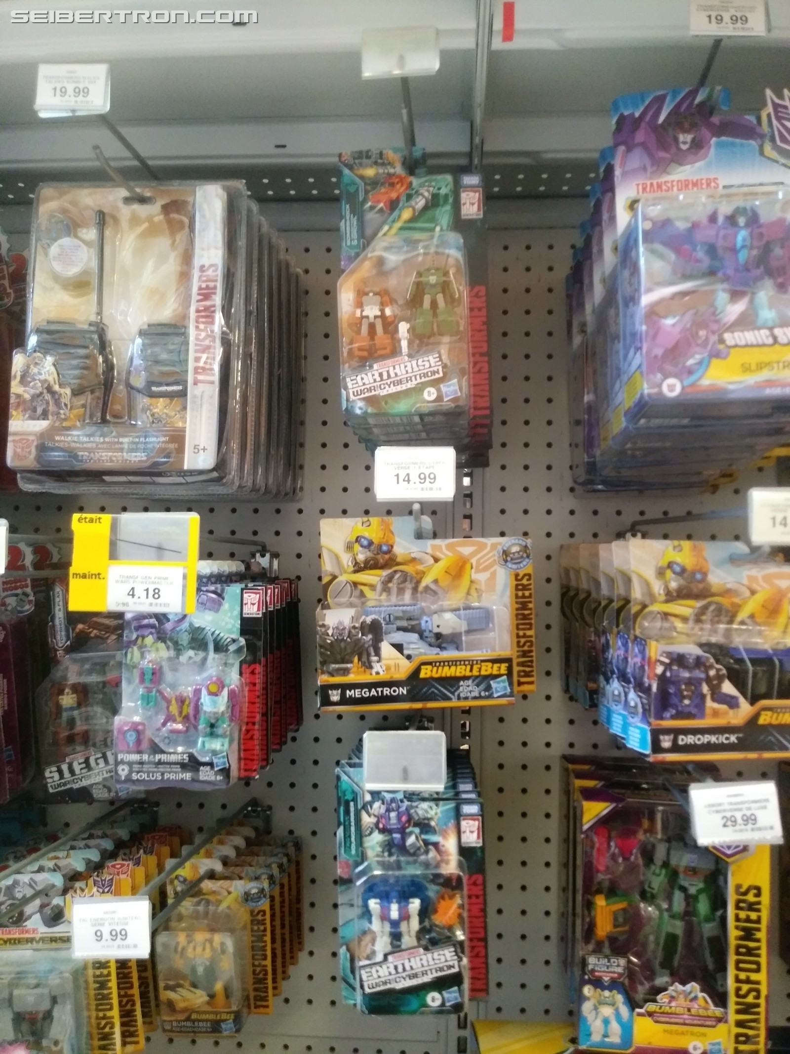 Transformers News: Earthrise Battle Masters, Micromasters and Voyagers found at Canadian Retail