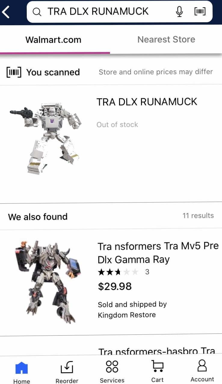 Transformers News: Images of Earthrise Quintesson, Snapdragon, Doubledealer, Runamuck and more Found on Walmart App
