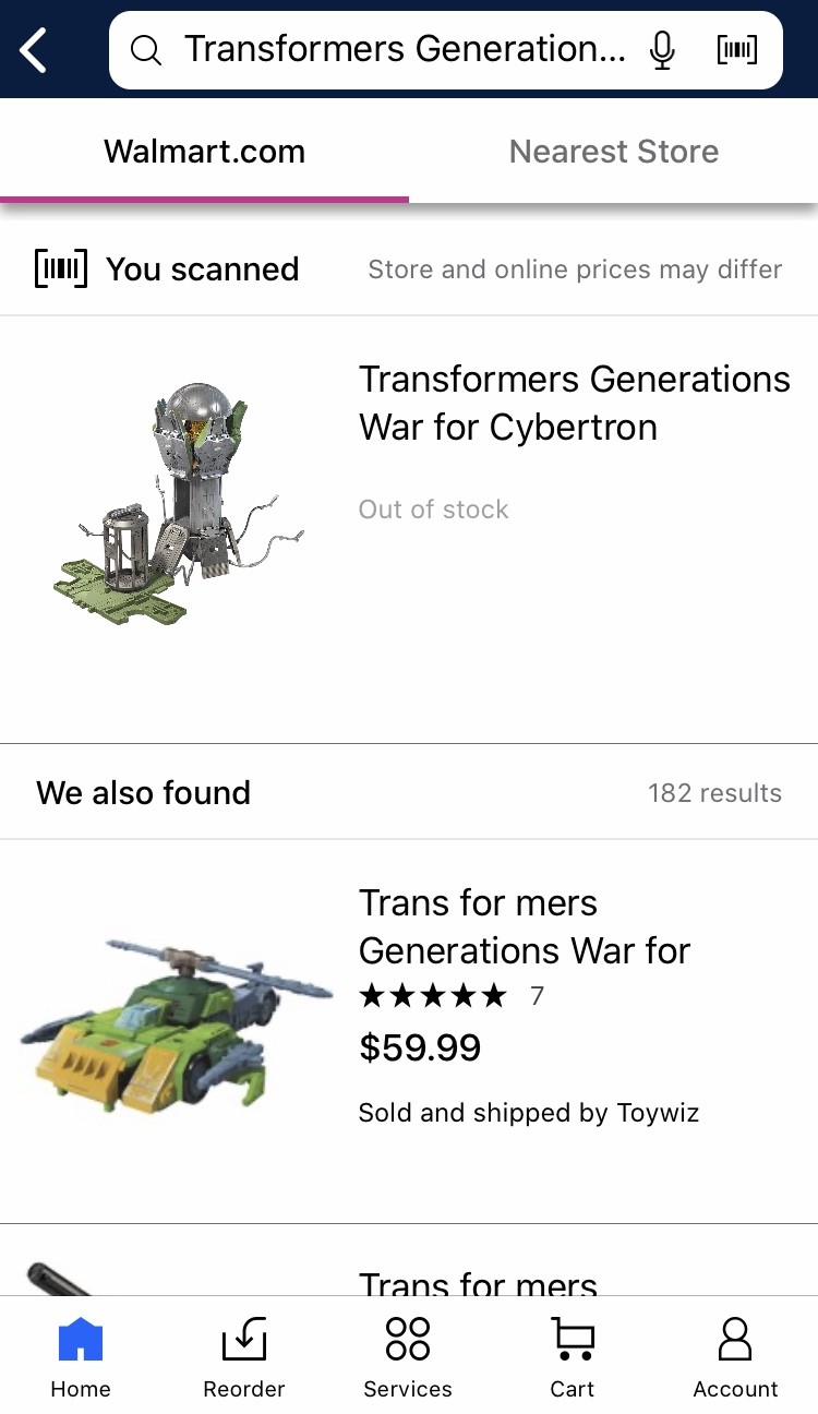 Transformers News: Images of Earthrise Quintesson, Snapdragon, Doubledealer, Runamuck and more Found on Walmart App