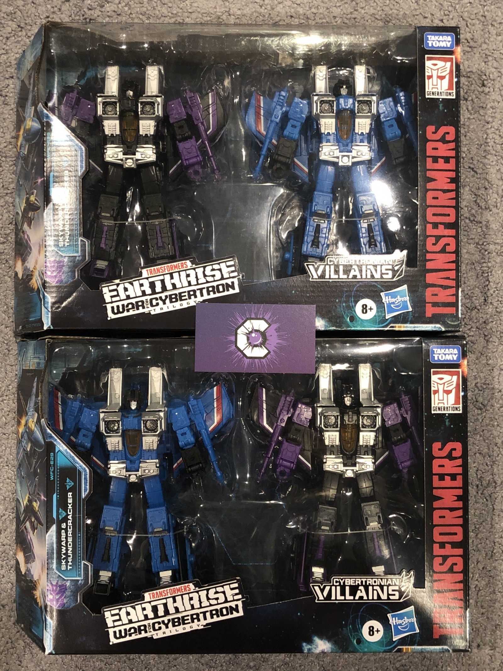 Transformers News: Variant Earthrise Thundercracker and Skywarp Boxset Found