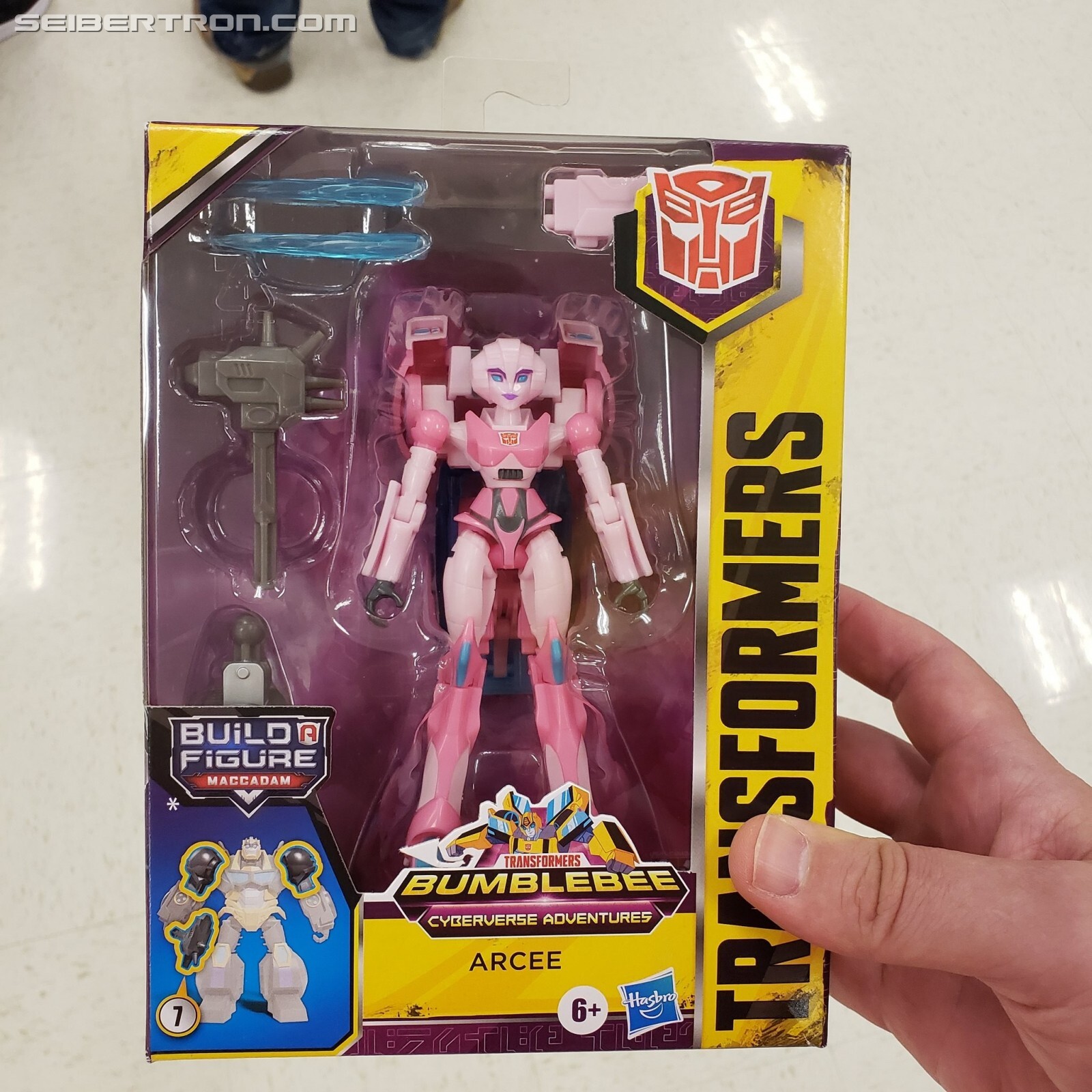 Transformers News: Transformers Cyberverse Deluxe Class Arcee Found At US Retail and Mini Review