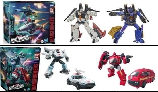 Transformers News: Possible First Look at Earthrise Ironhide, Prowl, Ramjet and Dirge 2-Packs Transformers News: Possible First Look at Earthrise Ironhide, Prowl, Ramjet and Dirge 2-Packs