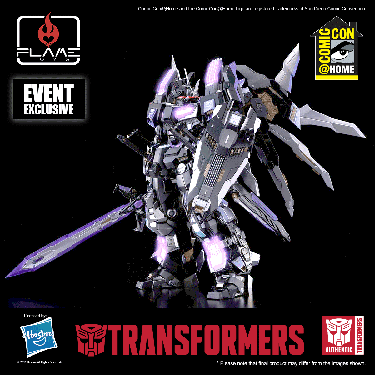 Transformers News: Flame Toys Begins Taking Pre-Orders for SDCC Exclusive Black Star Saber and Clear Optimus Prime Transformers News: Flame Toys Begins Taking Pre-Orders for SDCC Exclusive Black Star Saber and Clear Optimus Prime