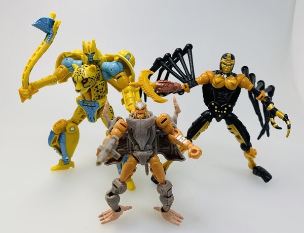 Transformers News: Comparison images of Kingdom Cheetor and Blackarachnia with their Masterpiece figures Transformers News: Comparison images of Kingdom Cheetor and Blackarachnia with their Masterpiece figures