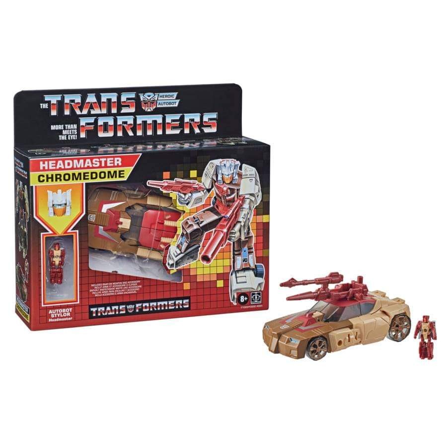 Transformers News: New Stock Images Of Walmart Exclusive Transformers Retro Headmasters