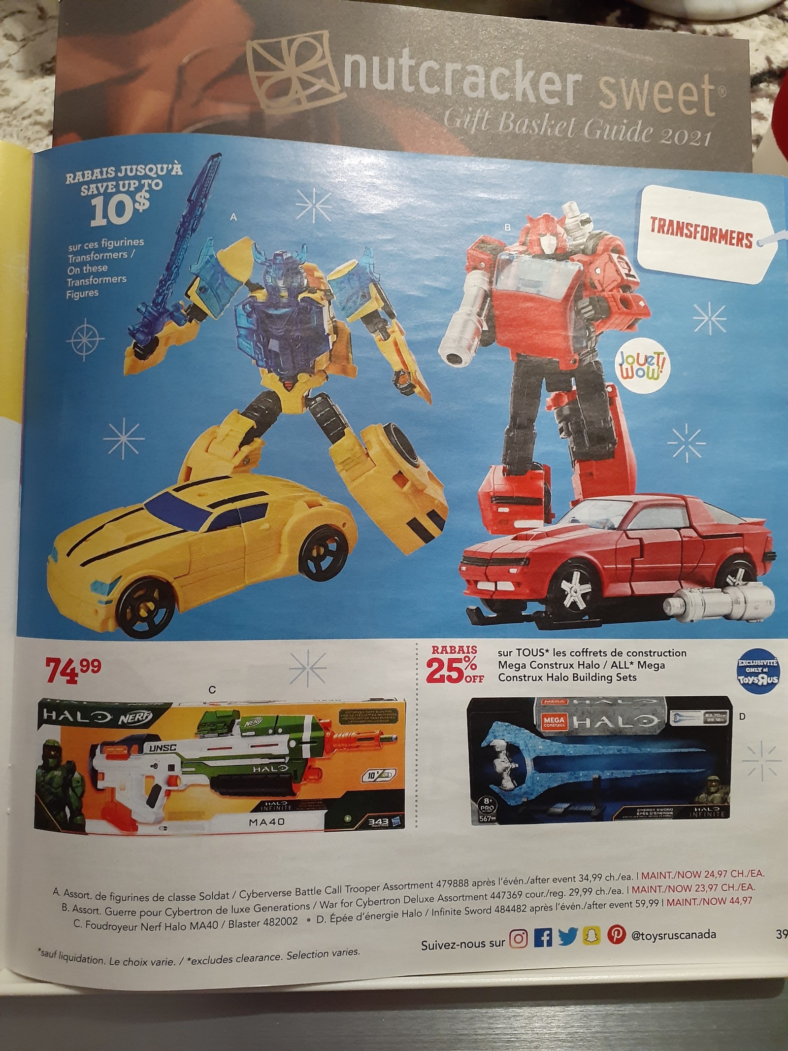Transformers News: Toysrus Canada's Holiday Catalogue features Discounts on Transformers + New Canadian Sightings Transformers News: Toysrus Canada's Holiday Catalogue features Discounts on Transformers + New Canadian Sightings