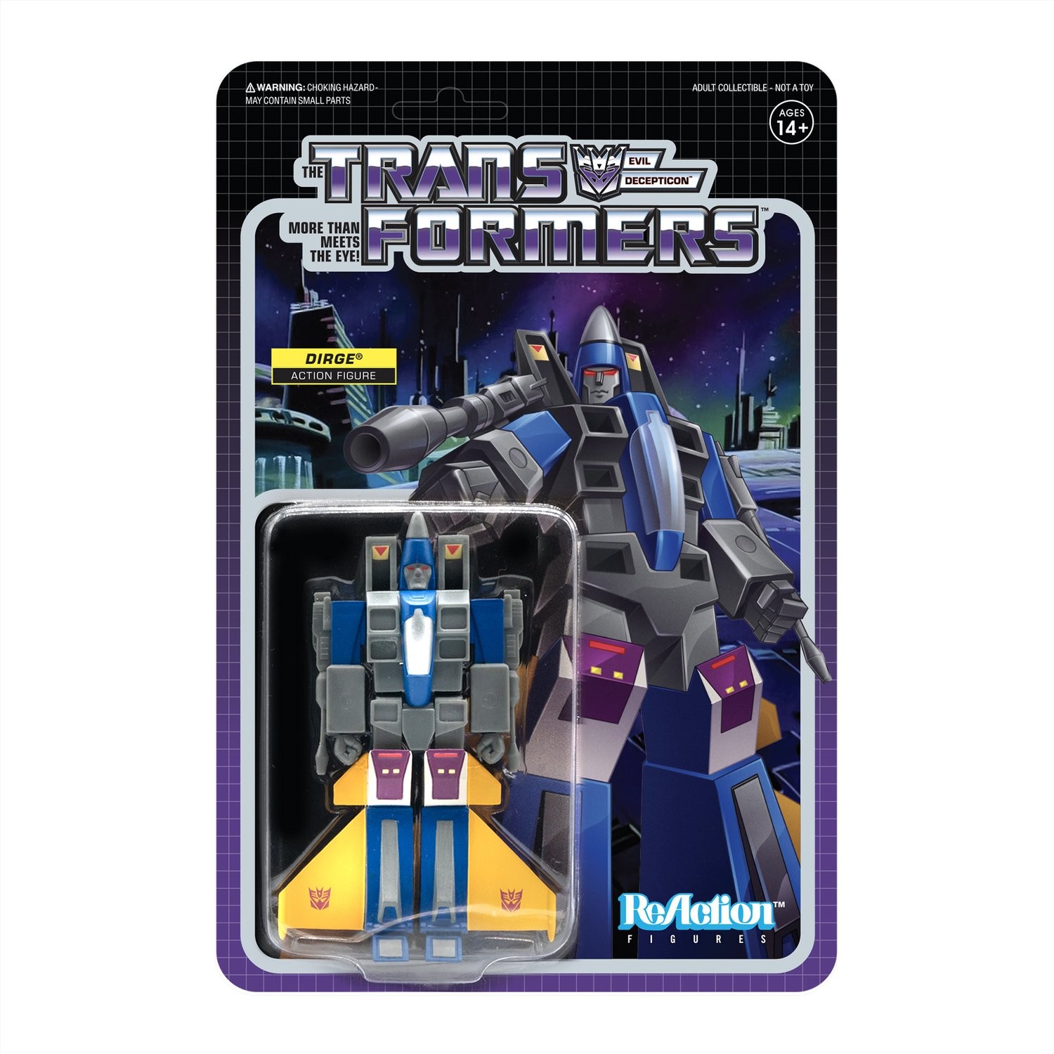Transformers News: New Super7 Transformers ReActions Figures Revealed- Blitzwing, Perceptor, Dirge and Blaster