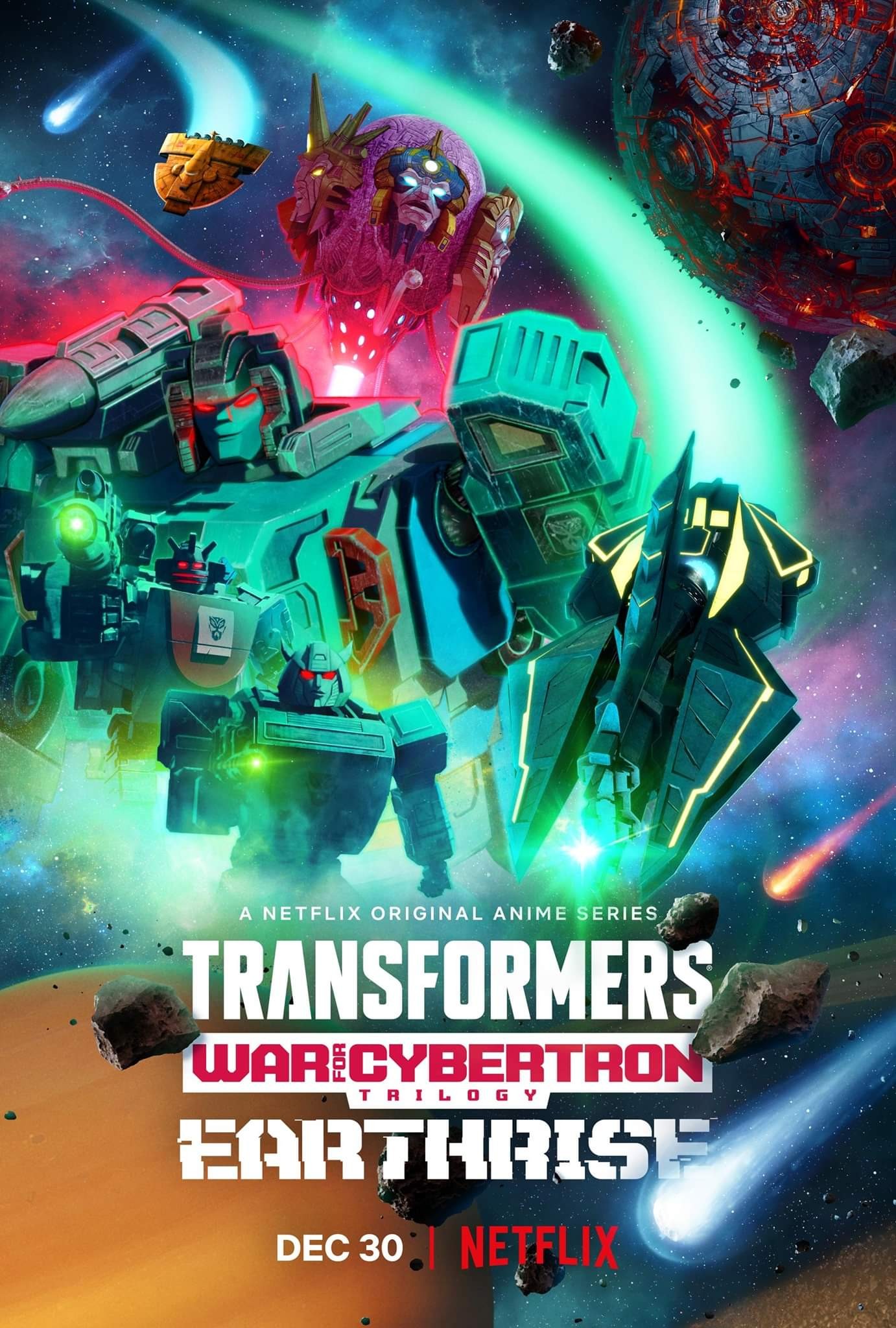 Transformers News: Series of Posters for NETFLIX Transformers WFC Eearthrise Cartoon