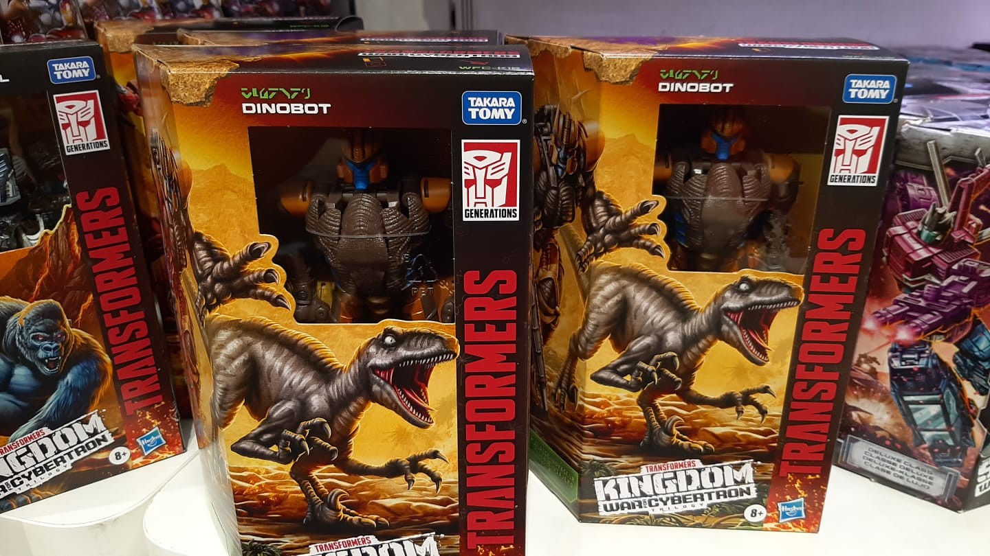 Transformers News: Transformers Kingdom Wave 2 Voyagers Found In Singapore + In Hand Images of Dinobot