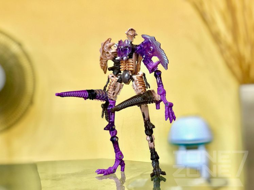 Transformers News: More Images of Netflix Barricade and Paleotrex redecos