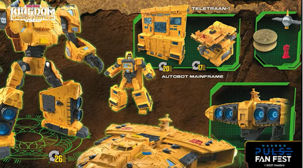 Transformers News: All of Kingdom Wave 3 revealed at Hasbro Pulse Fan Fest + Shattered Glass Blurr
