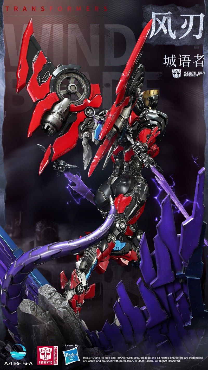 Transformers News: AzureSea Studio Reveals their New Windblade Statue Transformers News: AzureSea Studio Reveals their New Windblade Statue
