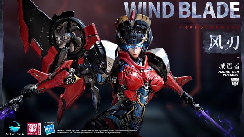 Transformers News: AzureSea Studio Reveals their New Windblade Statue Transformers News: AzureSea Studio Reveals their New Windblade Statue