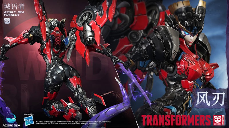 Transformers News: AzureSea Studio Reveals their New Windblade Statue Transformers News: AzureSea Studio Reveals their New Windblade Statue