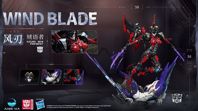 Transformers News: AzureSea Studio Reveals their New Windblade Statue Transformers News: AzureSea Studio Reveals their New Windblade Statue