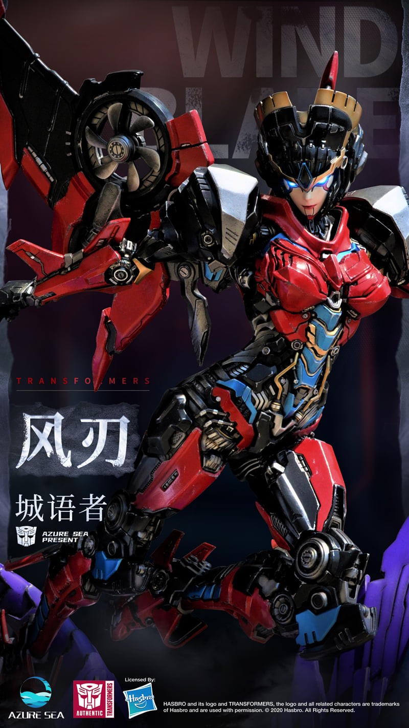 Transformers News: AzureSea Studio Reveals their New Windblade Statue Transformers News: AzureSea Studio Reveals their New Windblade Statue