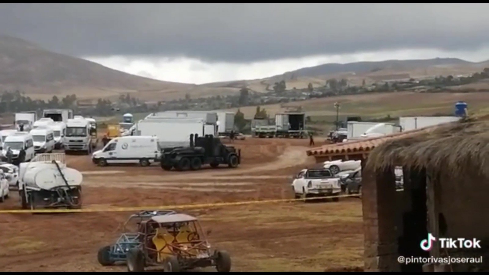 Transformers News: Images of Filming Rise of the Beasts in Peru with Off Road Bumblebee, Nightbird, and the Terrorcons