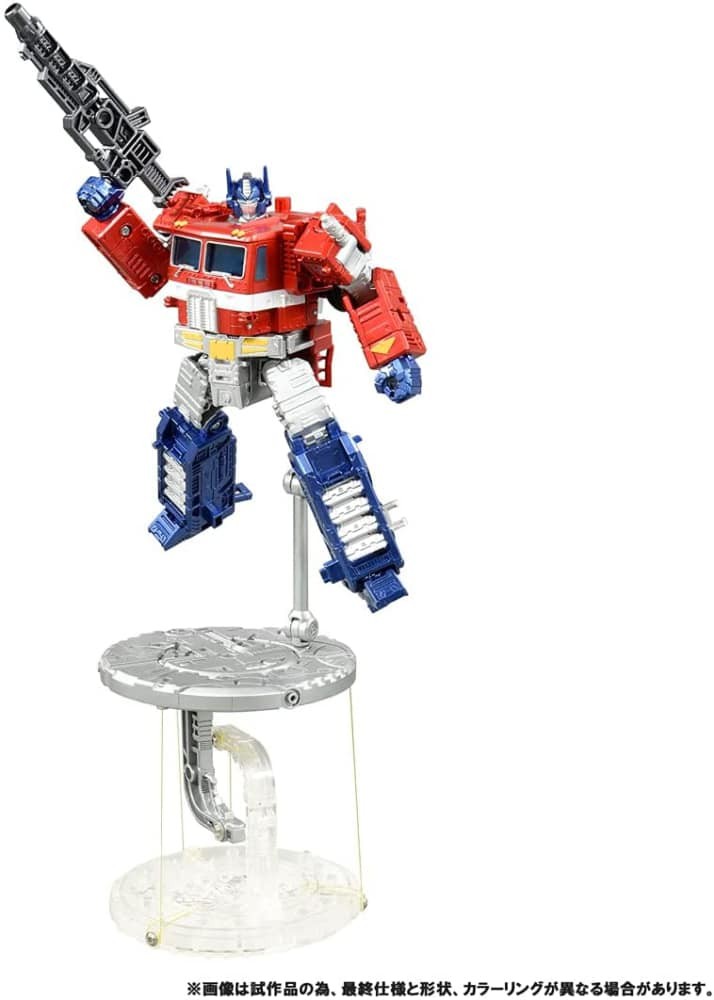 Transformers News: Takara Reveals Their new Optimus Prime Figure with Anti Gravity Stand Transformers News: Takara Reveals Their new Optimus Prime Figure with Anti Gravity Stand