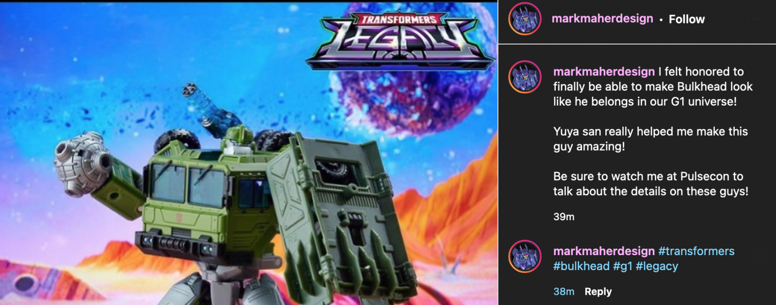 Transformers News: Legacy Bulkhead Designer Writes about Making him look G1 and More Pulsecon Details Transformers News: Legacy Bulkhead Designer Writes about Making him look G1 and More Pulsecon Details