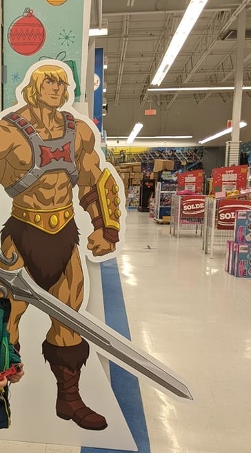 Transformers News: Marvel G1 Bumblebee Standee at Toysrus Canada