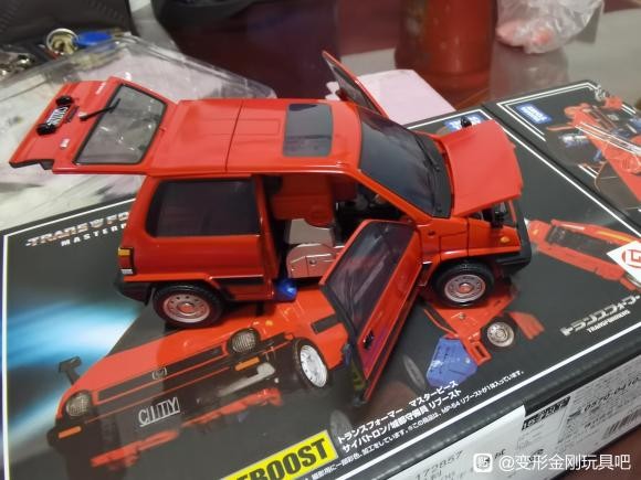 Transformers News: In Hand Images of Masterpiece Skids and Reboost along with