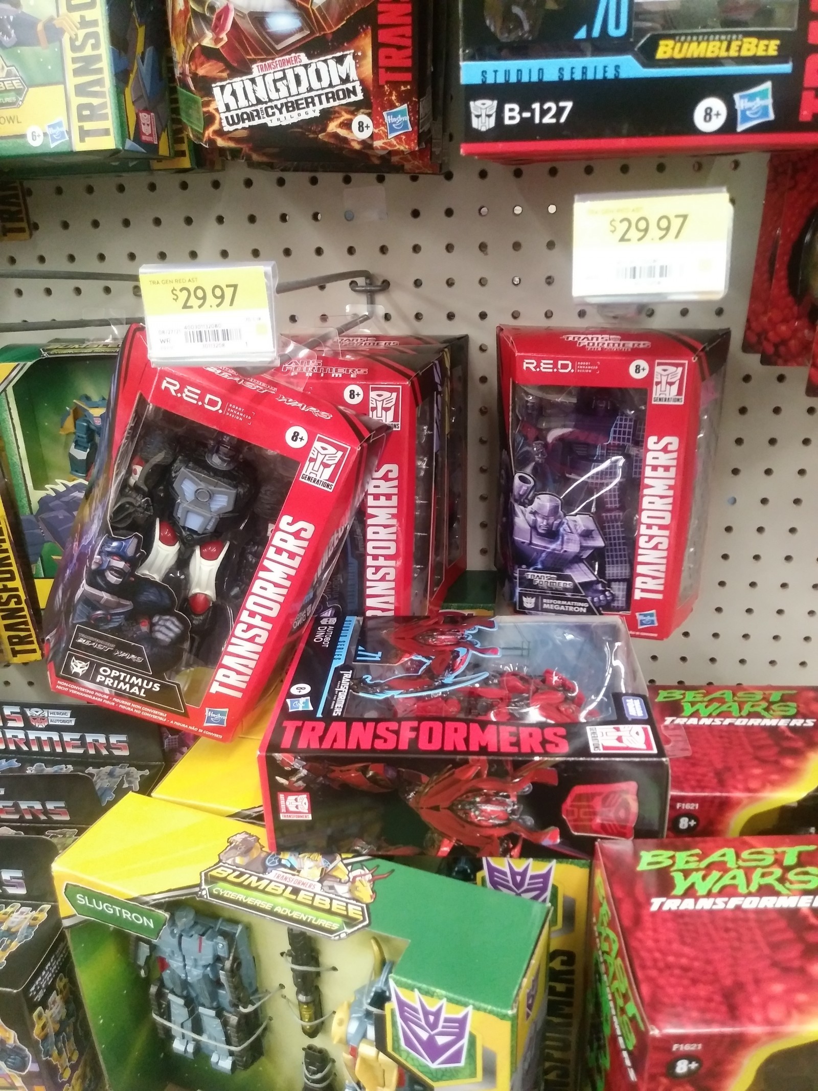 Transformers News: Transformers RED Reformatting Megatron and Optimus Primal out at American and Canadian Walmarts Transformers News: Transformers RED Reformatting Megatron and Optimus Primal out at American and Canadian Walmarts