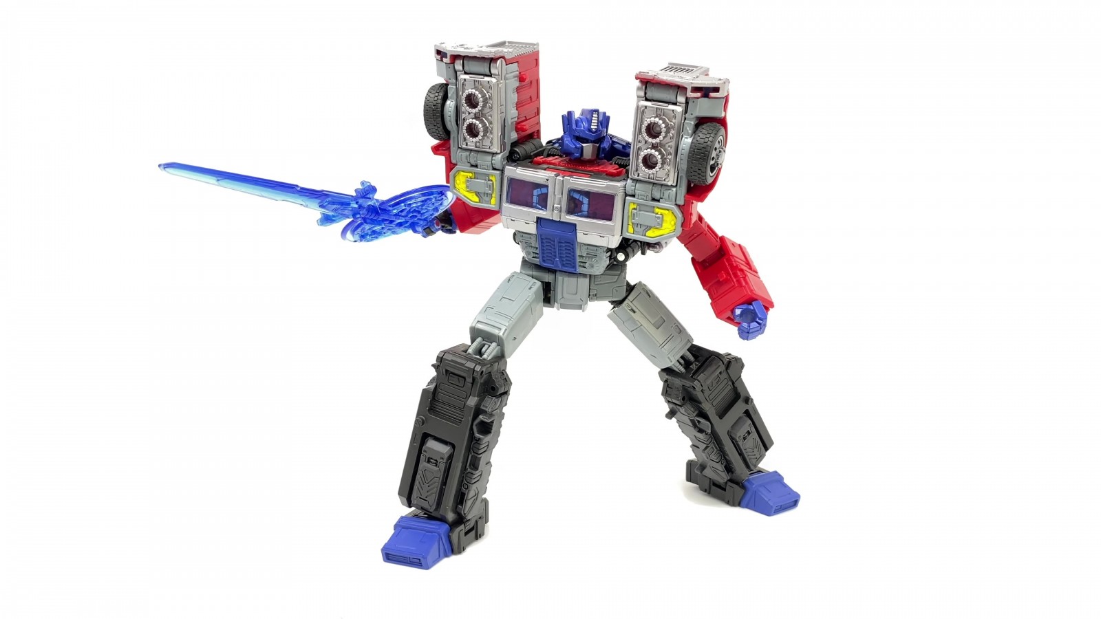 Transformers News: In Hand Images of Legacy Leader Laser Optimus Prime Transformers News: In Hand Images of Legacy Leader Laser Optimus Prime