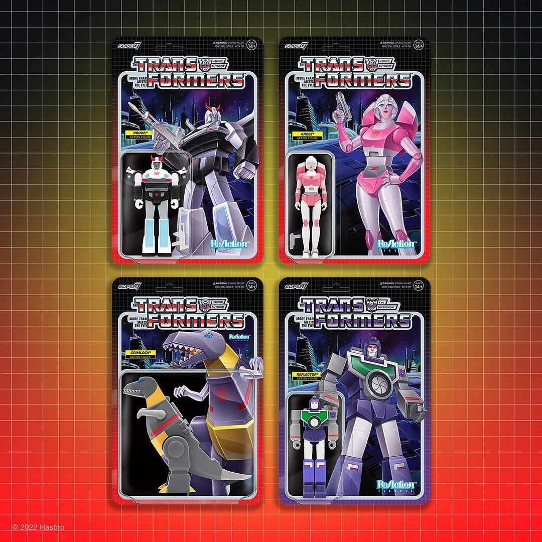 Transformers News: ReAction Transformers Arcee, Grimlock, Prowl and Reflector Revealed Transformers News: ReAction Transformers Arcee, Grimlock, Prowl and Reflector Revealed