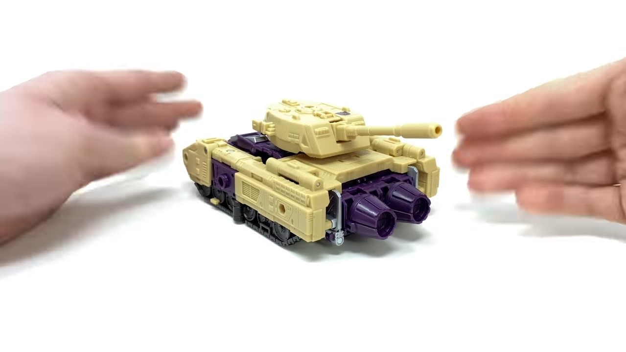 Transformers News: Images of Legacy Blitzwing facing Backwards in Tank Mode and Comparison to G1 Cartoon Transformers News: Images of Legacy Blitzwing facing Backwards in Tank Mode and Comparison to G1 Cartoon