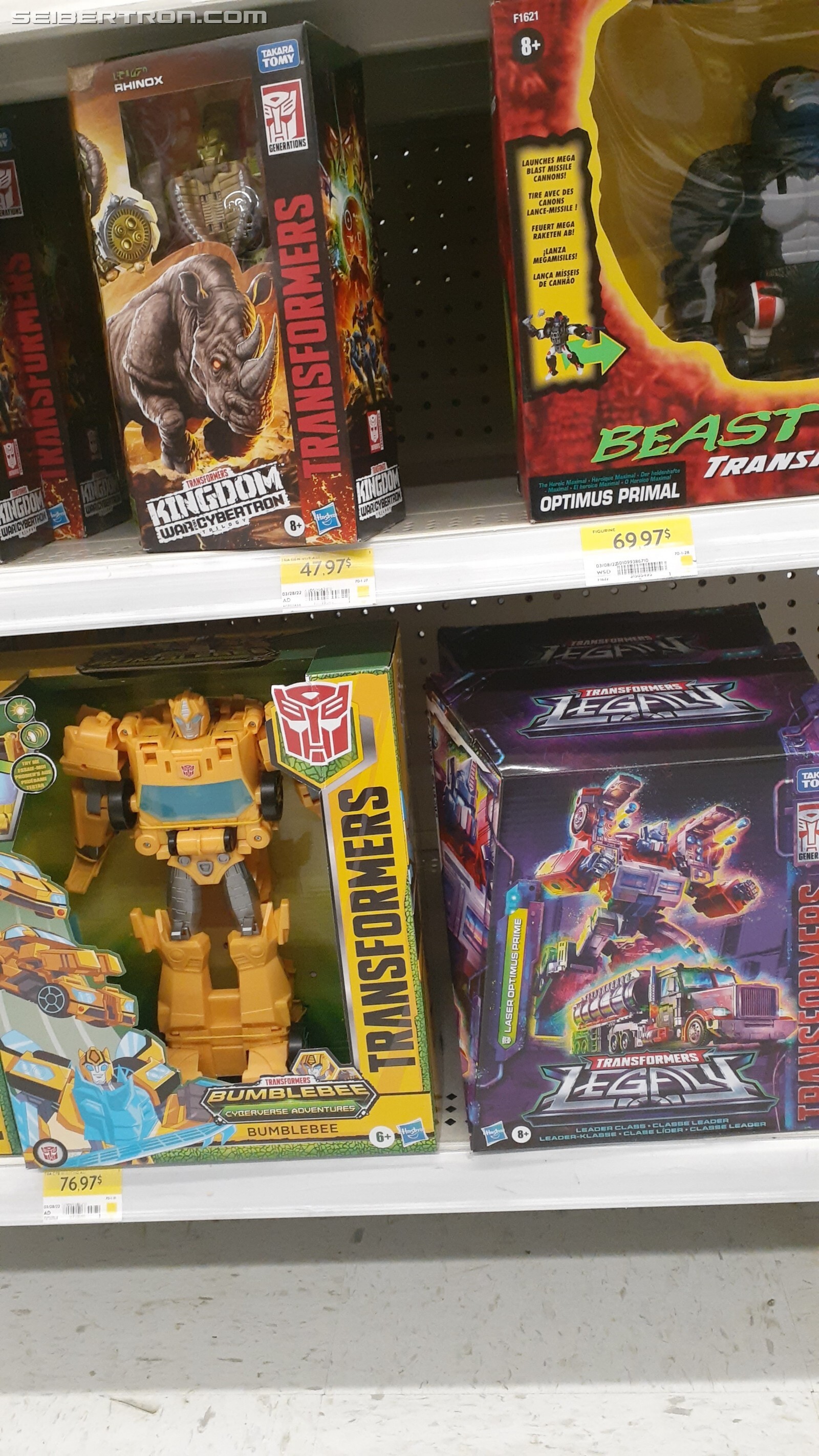 Transformers News: Rundown of Latest Canadian Sightings with all of Legacy Wave 1 and Buzzworthy Wave 2 Deluxes