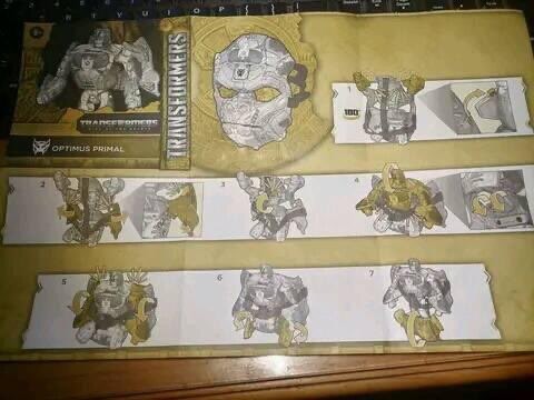 Transformers News: Images of Instructions for Rise of the Beasts Optimus Primal Mask Transformers News: Images of Instructions for Rise of the Beasts Optimus Primal Mask