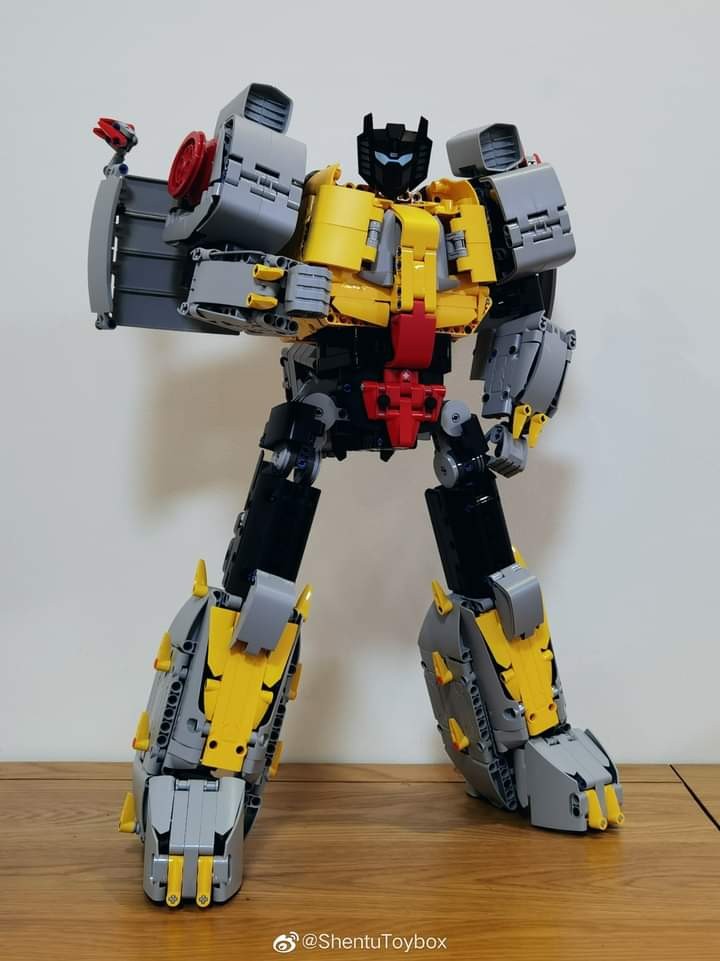Transformers News: Lego Technic Style Cyberverse Grimlock Set Released in Transformers Nezha Line