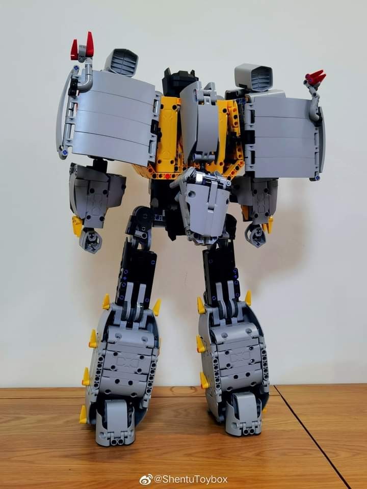 Transformers News: Lego Technic Style Cyberverse Grimlock Set Released in Transformers Nezha Line