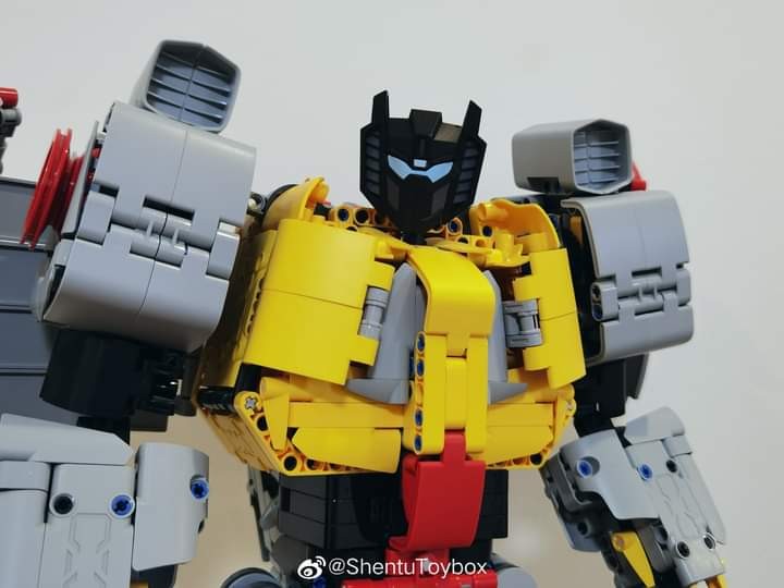 Transformers News: Lego Technic Style Cyberverse Grimlock Set Released in Transformers Nezha Line