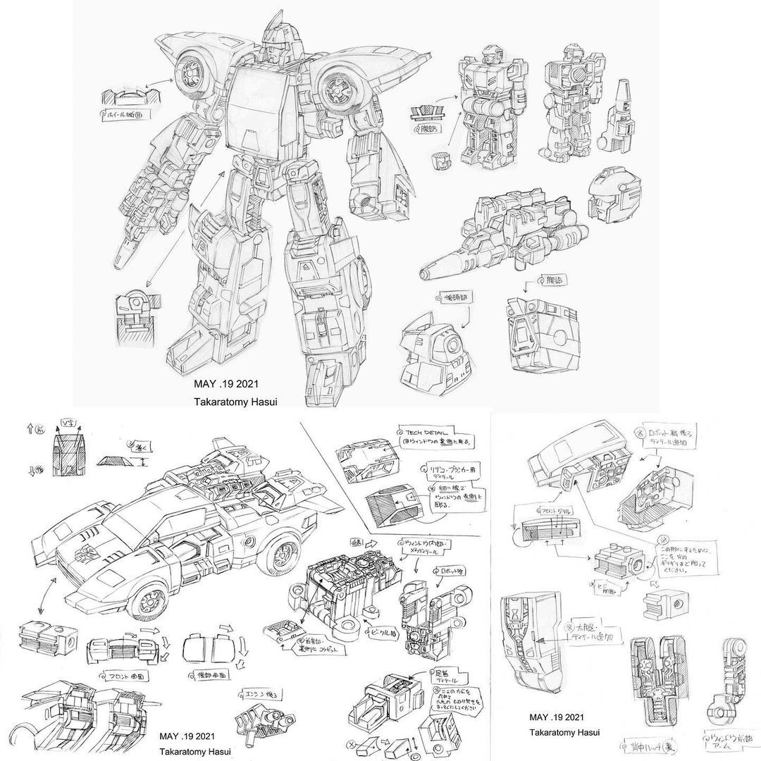 Transformers News: Hasbro Designer Shows Pointblank's Design Approach Through Cost Restrictions