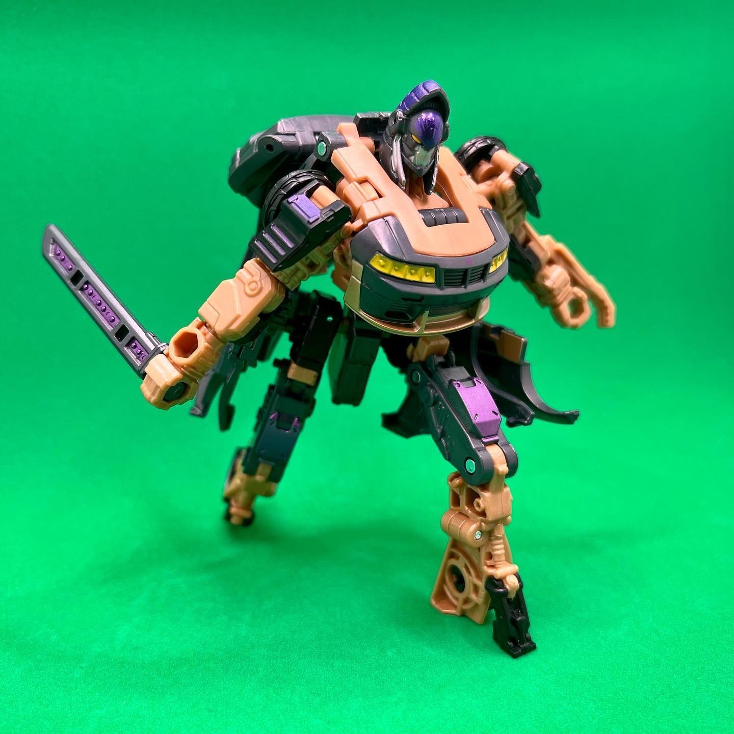 Transformers News: New Images of Rise of the Beasts Deluxe Nightbeat Shows how the Weapons form the Spoiler in Alt Mode Transformers News: New Images of Rise of the Beasts Deluxe Nightbeat Shows how the Weapons form the Spoiler in Alt Mode