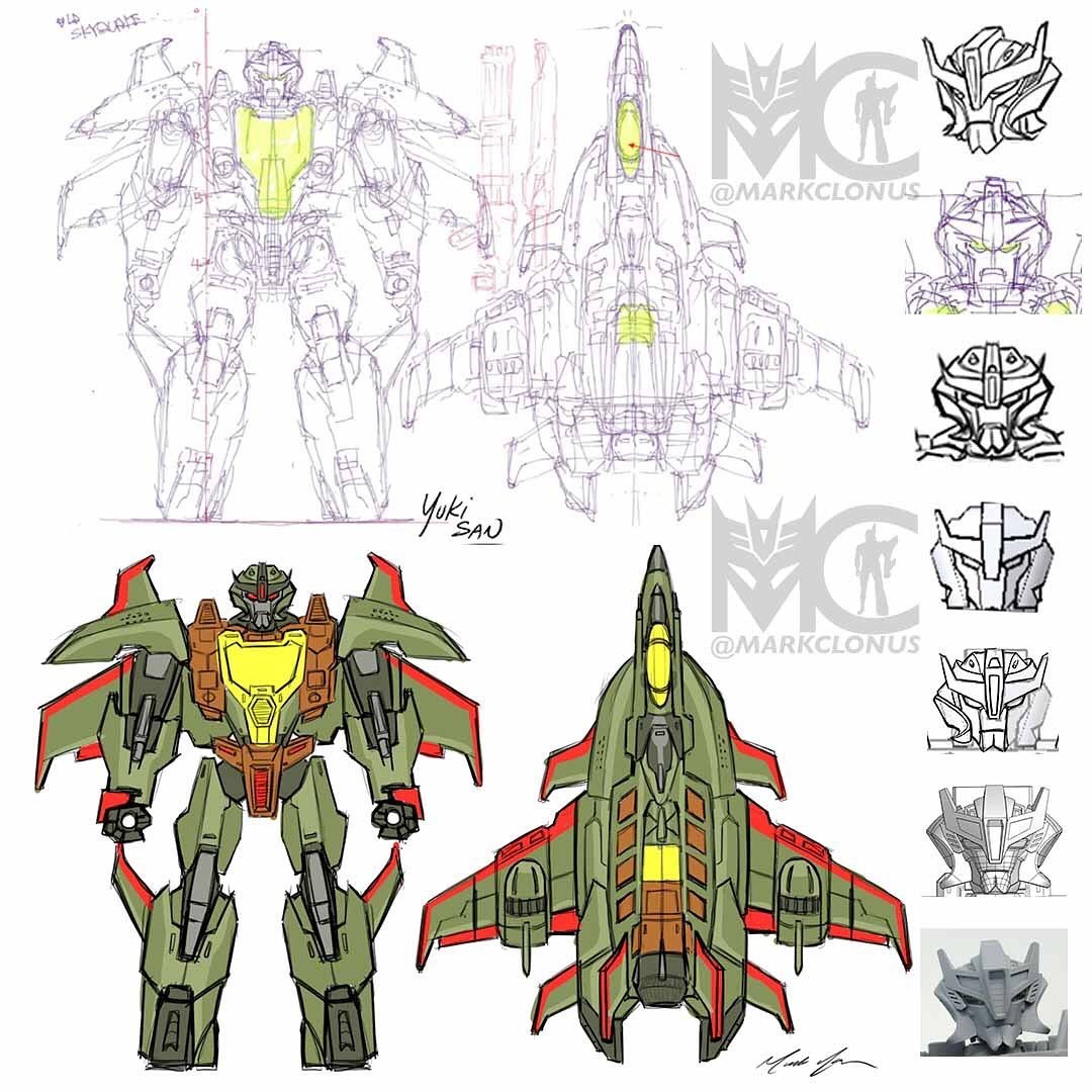 Transformers News: Here is How Legacy Skyquake Looked Originally and how it was Redesigned