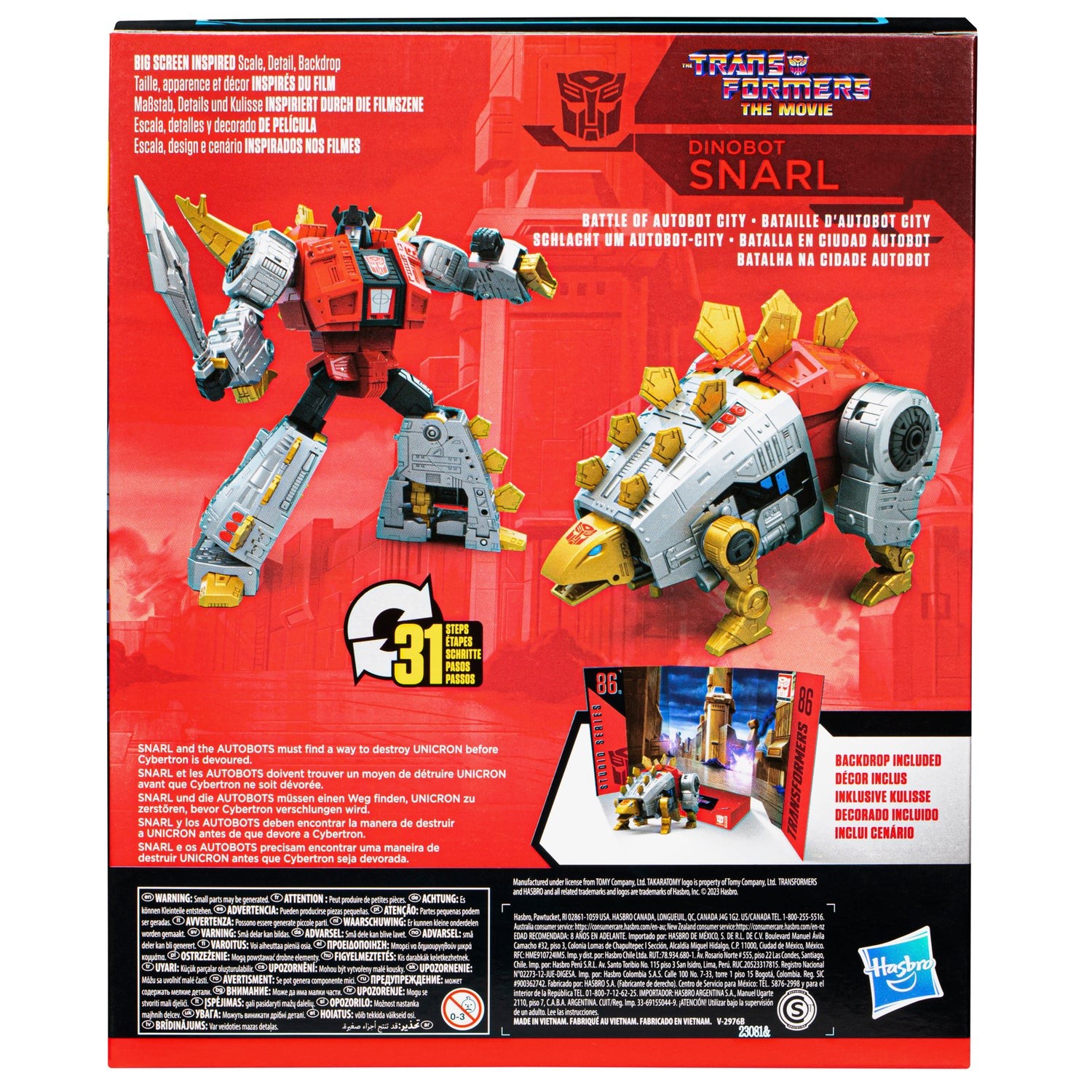 Transformers News: Studio Series 86-19 Leader Class Snarl and Core Class Ironhide Officially Revealed