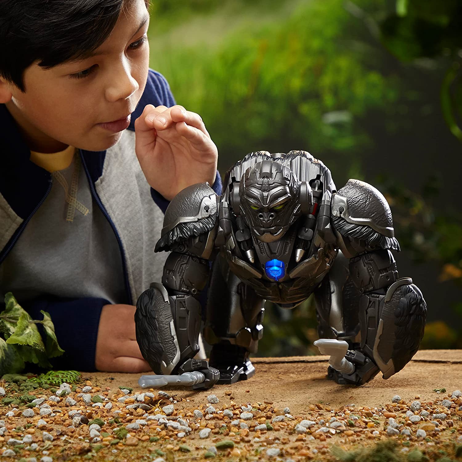 Transformers News: First Look at Animatronic Optimus Primal Toy from Rise of the Beasts Transformers News: First Look at Animatronic Optimus Primal Toy from Rise of the Beasts