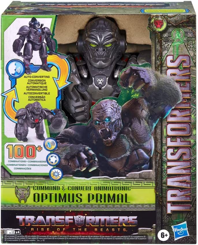 Transformers News: First Look at Animatronic Optimus Primal Toy from Rise of the Beasts Transformers News: First Look at Animatronic Optimus Primal Toy from Rise of the Beasts