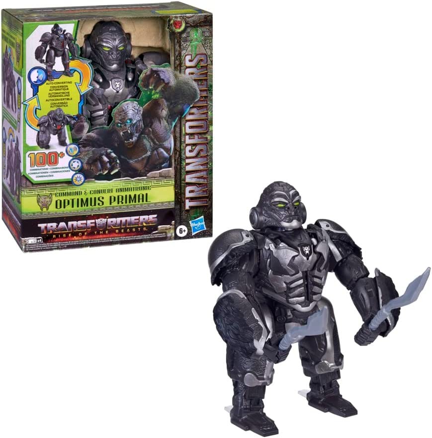 Transformers News: First Look at Animatronic Optimus Primal Toy from Rise of the Beasts Transformers News: First Look at Animatronic Optimus Primal Toy from Rise of the Beasts