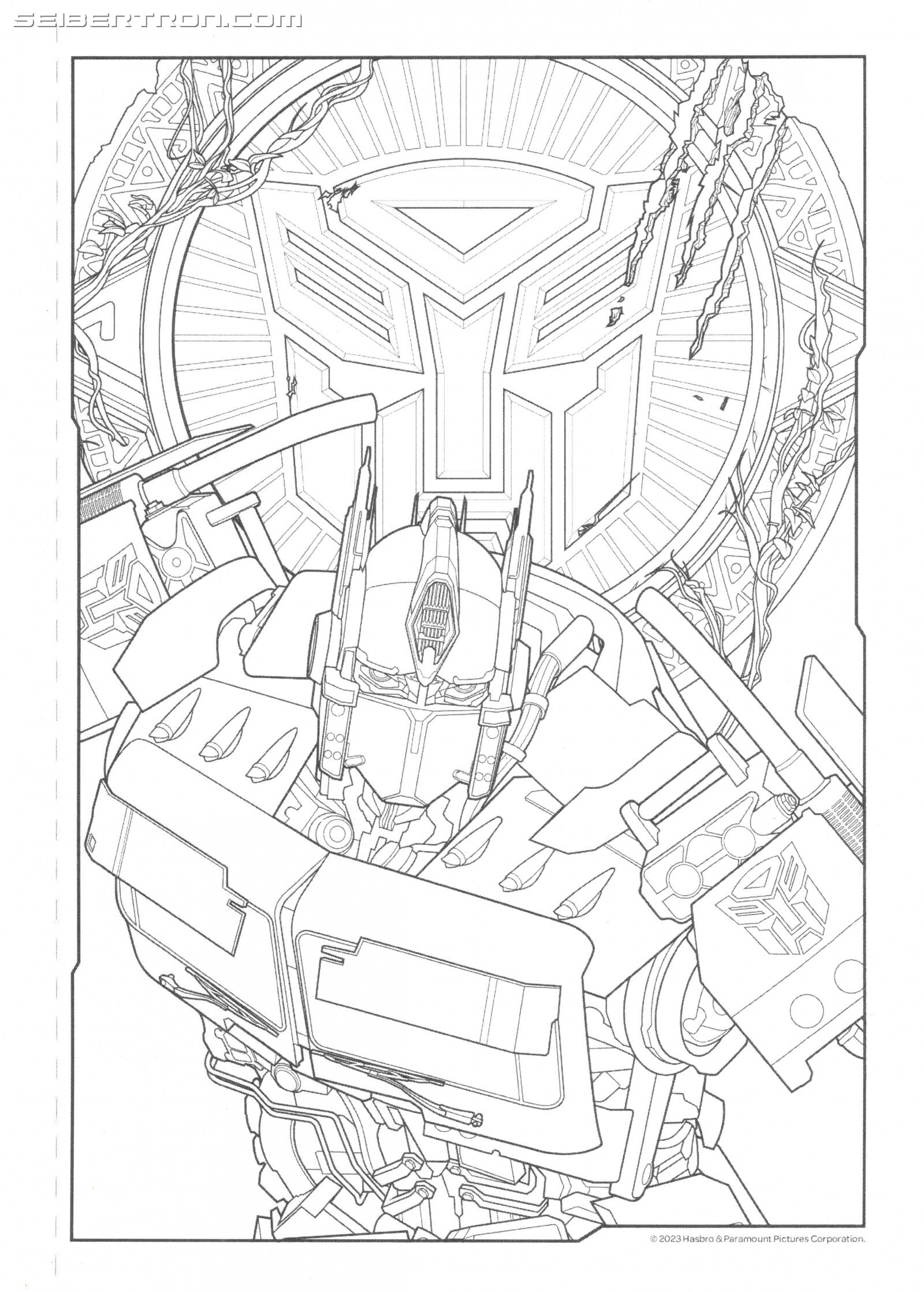 Transformers News: Official Colouring and Activity Pages for Transformers Rise of the Beasts Free for You to Print