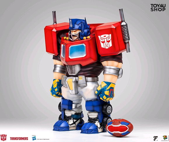 Transformers News: New $400 Statue of Optimus Prime as a Football Player Released Transformers News: New $400 Statue of Optimus Prime as a Football Player Released