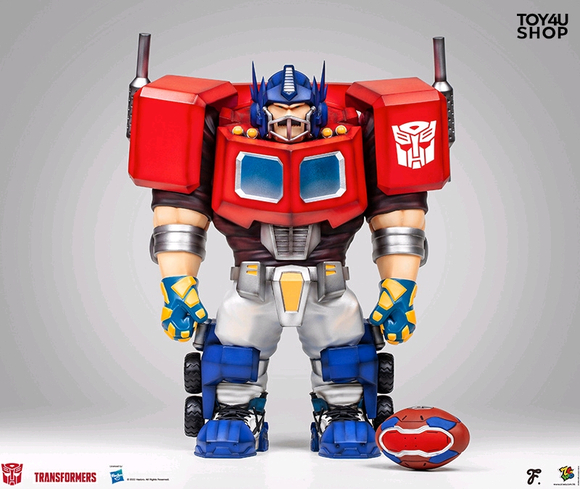 Transformers News: New $400 Statue of Optimus Prime as a Football Player Released Transformers News: New $400 Statue of Optimus Prime as a Football Player Released