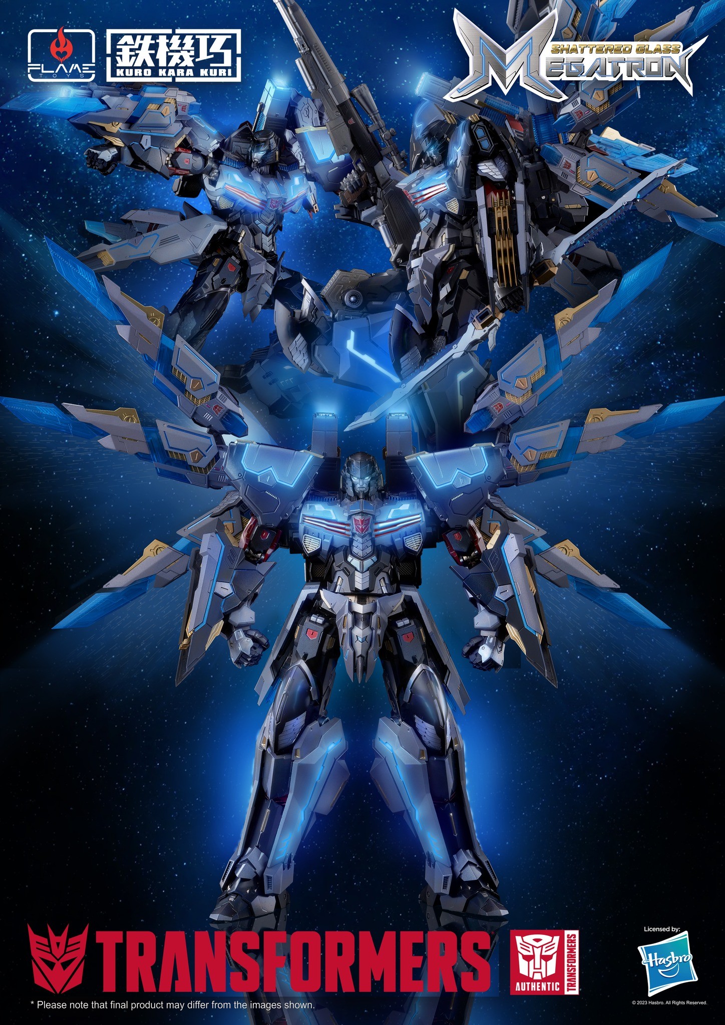 Transformers News: Flame Toys Kuro Kara Kuri Shattered Glass Megatron Revealed Transformers News: Flame Toys Kuro Kara Kuri Shattered Glass Megatron Revealed