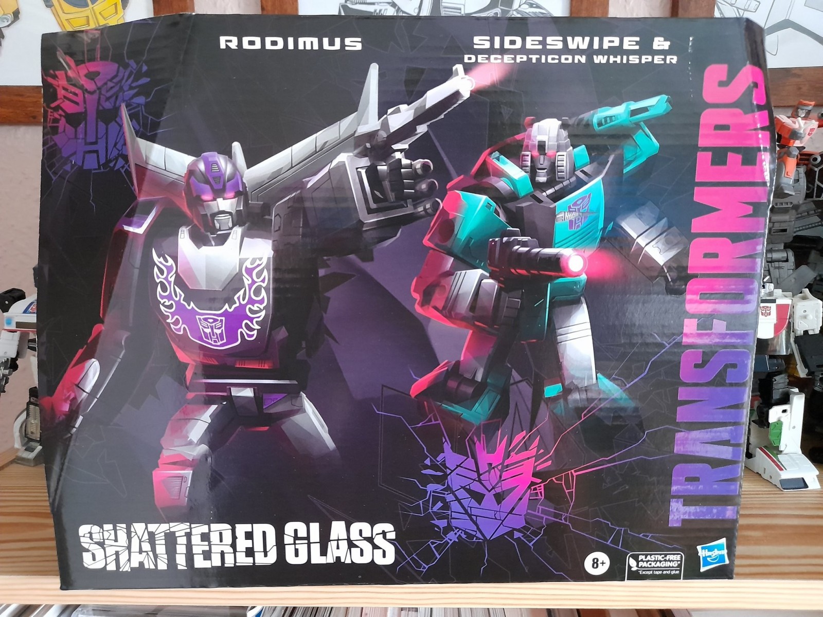 Transformers News: In Hand Images - Transformers Shattered Glass Sideswipe and Rodimus Transformers News: In Hand Images - Transformers Shattered Glass Sideswipe and Rodimus