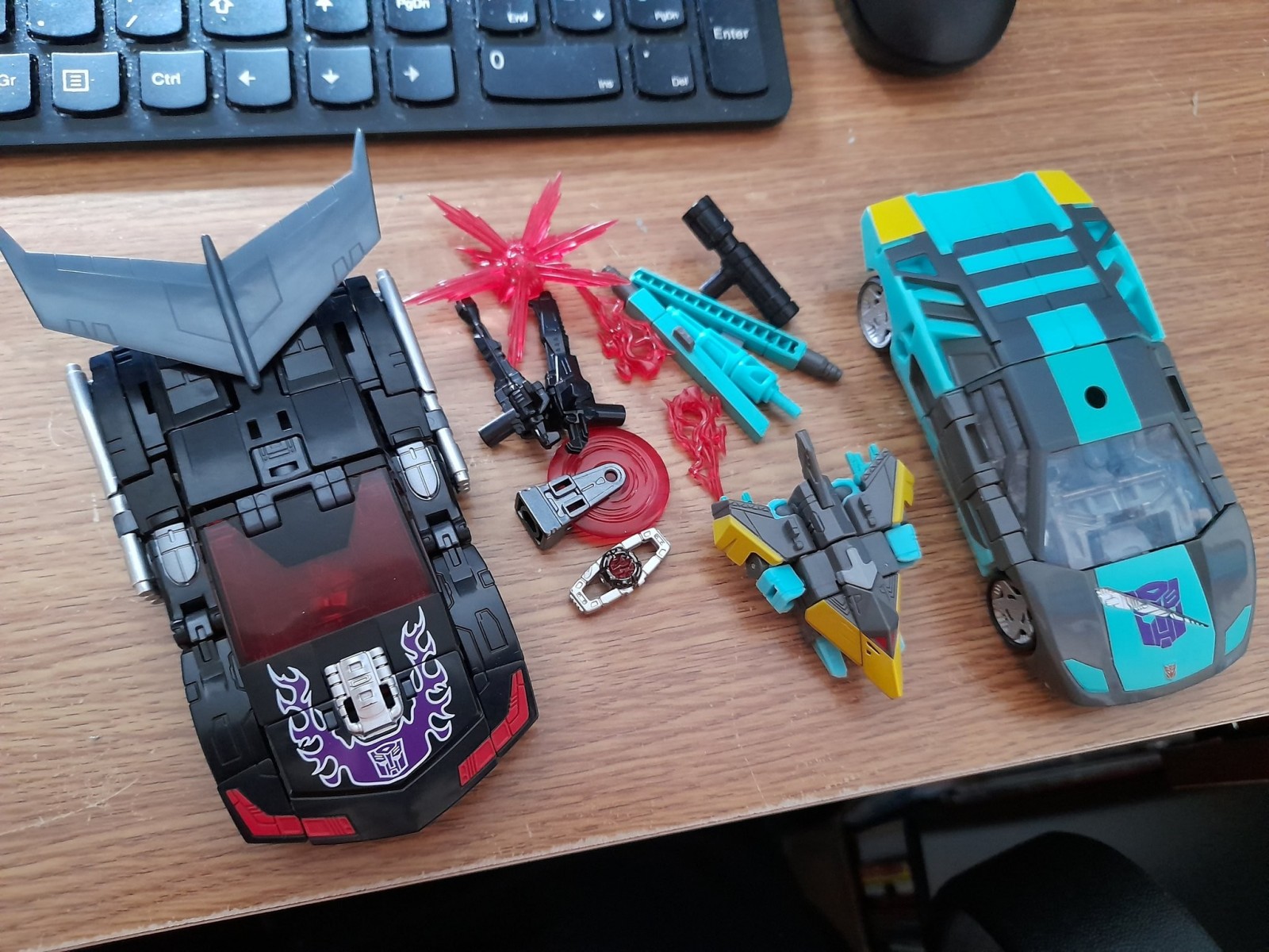 Transformers News: In Hand Images - Transformers Shattered Glass Sideswipe and Rodimus Transformers News: In Hand Images - Transformers Shattered Glass Sideswipe and Rodimus